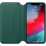 Oryginalny Apple Folio pokrowiec skórzany do iPhone XS Max - sosnowo-zielony