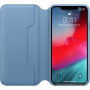Oryginalny Apple Folio pokrowiec skórzany do iPhone XS Max - niebiesko-szary