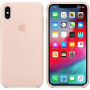 Oryginalne Apple etui silikonowe do iPhone XS Max - piaskowato-różowe