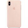 Oryginalne Apple etui silikonowe do iPhone XS Max - piaskowato-różowe