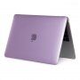 Błyszczące przezroczyste etui do MacBook Pro 13" (A2251 / A2289 / A2338) - fioletowy