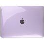 Błyszczące przezroczyste etui do MacBook Pro 13" (A2251 / A2289 / A2338) - fioletowy