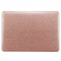 Błyszczące etui z czarną częścią dolną do MacBook Air 13" (A1237 / A1304 / A1369 / A1466) - różowo-złoty