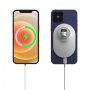 Magnetyczny uchwyt na kratkę wentylacyjną samochodu z bezprzewodowym ładowaniem MagSafe do iPhone - biały