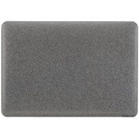 Błyszczące etui z czarną częścią dolną do MacBook Pro 15" (A1707 / A1990) - szary