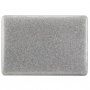 Błyszczące etui z czarną częścią dolną do MacBook Pro 13" (A1425 / A1502) - srebrny