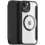 Etui z klapką DUX DUCIS Skin X z MagSafe dla iPhone 14 Plus - czarne