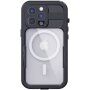 Wodoodporne, wstrząsoodporne etui RedPepper z MagSafe dla iPhone 14 Pro Max - czarne