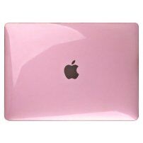 Błyszczące przezroczyste etui do MacBook 12" (A1534) - różowy