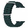 Silikonowy pasek oceaniczny dla Apple Watch Ultra 49mm / 46mm / 45mm / 44mm / 42mm - naftowy