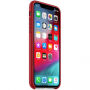 Oryginalny Apple pokrowiec skórzany do iPhone XS - czerwony