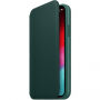 Oryginalny Apple Folio pokrowiec skórzany do iPhone XS - sosnowo-zielony