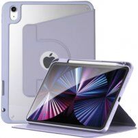 Obrotowa obudowa 360° z miejscem na Apple Pencil dla iPad Air 4 (2020) / Air 5 (2022) - fioletowy