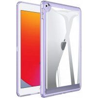 Przezroczysty pokrowiec dla iPad 10,2" (2019-2021) - fioletowy