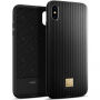 Spigen La Manon Classy etui do Apple iPhone XS / X - czarne