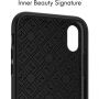 Spigen La Manon Classy etui do Apple iPhone XS / X - czarne
