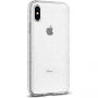Spigen Liquid Crystal Glitter etui do iPhone XS / X - przezroczyste
