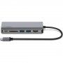 BELKIN hub 6w1 4K HDMI / USB-C PD 3.0 / 2x USB-A 3.0 / RJ45 / czytnik SD ze złączem USB-C dla iPad / MacBook - srebrny