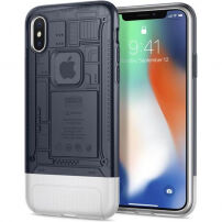 Spigen Classic C1 pokrowiec do Apple iPhone X - czarny