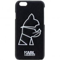Karl Lagerfeld Head Punk pokrowiec do iPhone 6 / 6S - czarny
