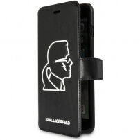 Karl Lagerfeld K-Punk Book pokrowiec do iPhone 7 Plus / 8 Plus - czarny