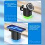 Magnetyczna podstawka ładująca 3 w 1 z obsługą MagSafe dla iPhone / Apple Watch / Airpods - czarny