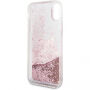 Karl Lagerfeld Peek and Boo Glitter pokrowiec do iPhone X - złoty