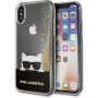 Karl Lagerfeld Choupette Sunglass pokrowiec do iPhone X - złoty