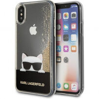Karl Lagerfeld Choupette Sunglass pokrowiec do iPhone X - złoty