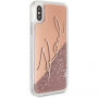Karl Lagerfeld Signature pokrowiec do iPhone X - różowy