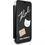 Karl Lagerfeld Pins Book pokrowiec do iPhone X - czarny
