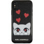 Karl Lagerfeld Original faceplate pokrowiec do iPhone X - czarny
