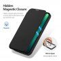 Etui z klapką DUX DUCIS Skin X z MagSafe dla iPhone 13 Pro - czarne