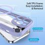 Etui z klapką DUX DUCIS Skin X z MagSafe dla iPhone 13 Pro - fioletowy