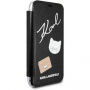 Karl Lagerfeld Pins Book pokrowiec do iPhone SE (2020/2022) / 8 / 7 - czarny