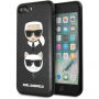 Karl Lagerfeld Karl and Choupette pokrowiec do iPhone 7 Plus / 8 Plus - czarny