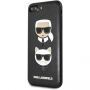 Karl Lagerfeld Karl and Choupette pokrowiec do iPhone 7 Plus / 8 Plus - czarny