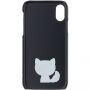 Karl Lagerfeld Graphic K pokrowiec do iPhone X - czarny