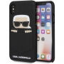 Karl Lagerfeld Sneaky Karl pokrowiec do iPhone X - czarny