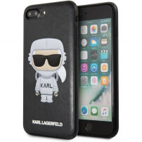 Karl Lagerfeld Space Cosmonaut pokrowiec do iPhone 7 Plus / 8 Plus - czarny