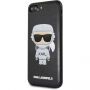 Karl Lagerfeld Space Cosmonaut pokrowiec do iPhone 7 Plus / 8 Plus - czarny