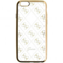 Guess miękki pokrowiec do iPhone 6 / 6S - złoty