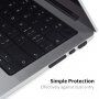 Silikonowe nakładki przeciwpyłowe ENKAY 7w1 dla portów MacBook Air 13" / Air 15" / Pro 14" / Pro 16" - czarne