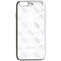 Guess miękki pokrowiec do iPhone SE (2016) / 5S - srebrny