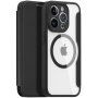 Etui z klapką DUX DUCIS Skin X z MagSafe dla iPhone 13 Pro - czarne