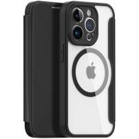 Etui z klapką DUX DUCIS Skin X z MagSafe dla iPhone 13 Pro - czarne