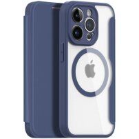 Etui z klapką DUX DUCIS Skin X z MagSafe dla iPhone 13 Pro - ciemnoniebieski