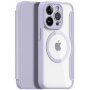 Etui z klapką DUX DUCIS Skin X z MagSafe dla iPhone 13 Pro - fioletowy