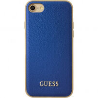Guess etui do iPhone SE (2020/2022) / 8 / 7 - niebieskie
