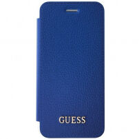 Guess Iridescent Book pokrowiec do iPhone SE (2020/2022) / 8 / 7 - niebieski
